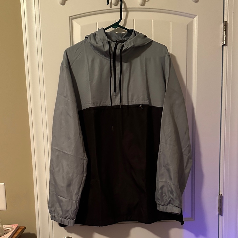 Pennant light weight 1/4 zip hooded pullover